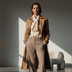 Windsor Double-Breasted Cashmere Overcoat