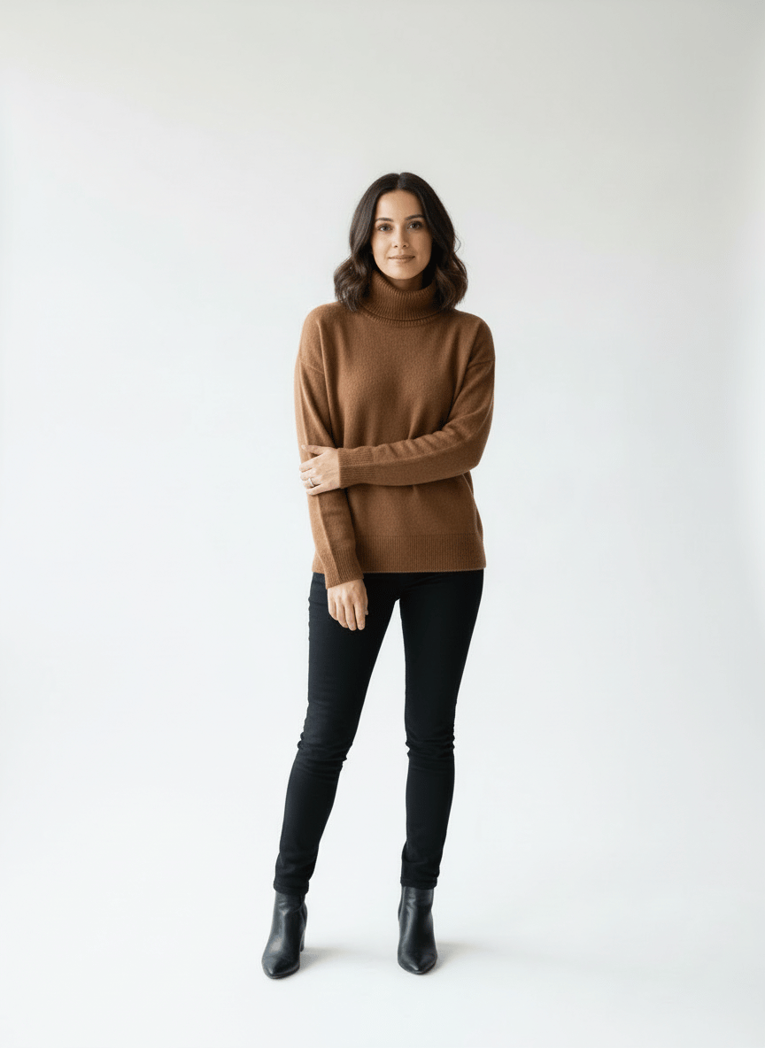 Heirloom Mock-Neck Cashmere Pullover - Image 4