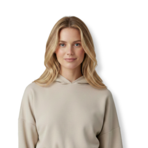 Sculpted Luxe Cropped Hoodie